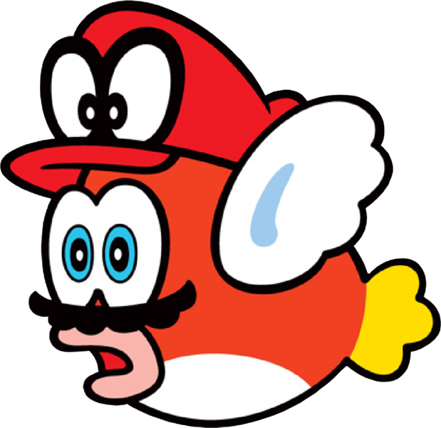 File:SMO Artwork Captured Cheep Cheep.png