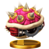 Bowser's trophy render from Super Smash Bros. for Wii U