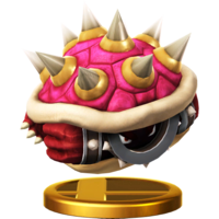 Bowser's trophy render from Super Smash Bros. for Wii U