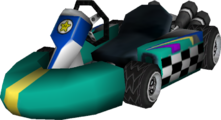 The model for Rosalina's Standard Kart L from Mario Kart Wii