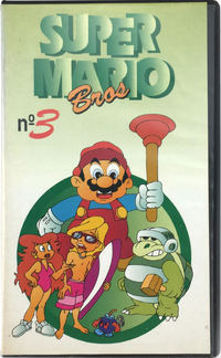 Cover of the first VHS titled Super Mario Bros. №3