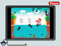 A screenshot of the T. Bridge mini-game.