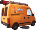 The Super Mario Bros. Plumbing van