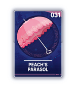 The Peach's Parasol card from The Super Mario Galaxy Movie Collectible Cards