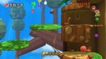 Location of the fifth Wonder Wool in Bounceabout Woods, from Yoshi's Woolly World.