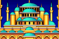 Blue Mosque in Mario is Missing!