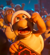A Hammer Bro, as seen in The Super Mario Galaxy Movie