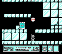 A Thwomp in Super Mario Bros. 3