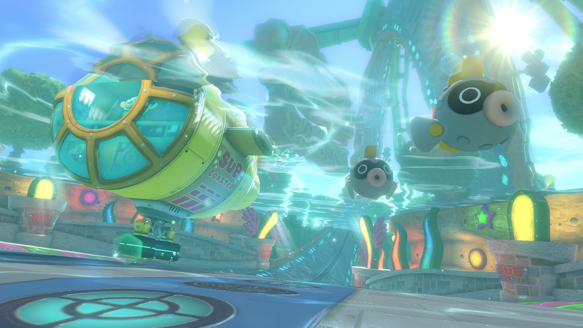 File:MK8 Water Park Underwater.png - Super Mario Wiki, the Mario ...