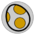 Yellow Yoshi's emblem from Mario Kart Tour