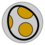 Yellow Yoshi's emblem from Mario Kart Tour