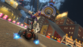 Waluigi charging a Jump Boost