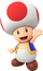 Artwork of Toad for Mario Party Superstars (reused for Mario vs. Donkey Kong (Nintendo Switch) and Super Mario Party Jamboree)