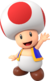 Artwork of Toad for Mario Party Superstars (also used for Mario vs. Donkey Kong on Nintendo Switch)