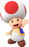 Artwork of Toad for Mario Party Superstars (reused for Mario vs. Donkey Kong (Nintendo Switch) and Super Mario Party Jamboree)