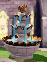 Royal Castle goal-line decoration