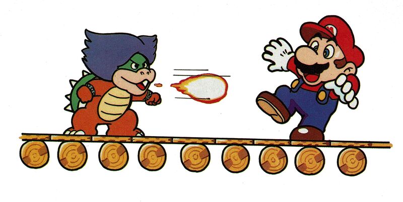File:Mario fighting Ludwig SMW art.jpg