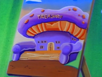 A picture of the Mushroom Kingdom Treasury in The Adventures of Super Mario Bros. 3