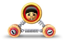 Artwork of the roller from Donkey Kong's Crash Course in Nintendo Land