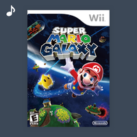 Cover image for the Top tracks playlist from Super Mario Galaxy on Nintendo Music