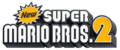 The logo of New Super Mario Bros. 2