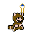 Tanooki Mario holding a Magic Wand ( 20)
