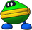 Sprite of Green Coin Coffer's team image, from Puzzle & Dragons: Super Mario Bros. Edition.