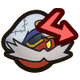 Small icon for the Hold Fast status condition in Paper Mario: The Thousand-Year Door (Nintendo Switch)