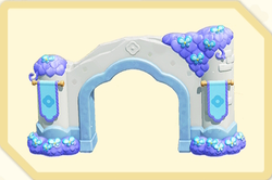 Menu icon of the Butterfly Bloom Ruins decoration in Super Mario Bros. Wonder – Nintendo Switch 2 Edition + Meetup in Bellabel Park.