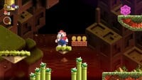 The third 10-flower coin in The Midway Trial: Hop to It in Super Mario Bros. Wonder