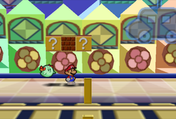 Ninth, tenth and eleventh ? Blocks in Shy Guy's Toy Box of Paper Mario.