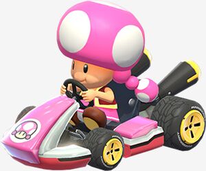 Toadette from Mario Kart 8