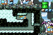 Yoshi as a Mole Tank in What's Gusty Taste Like? in Yoshi's Island: Super Mario Advance 3