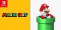 Banner for a selection of Mario Day sales and deals on the Nintendo website (2022)