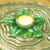 Screenshot of the leaves that appear under seeds from Donkey Kong Bananza.