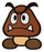 A Goomba in Paper Mario: The Origami King