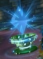 A Spin Boost Pillar on Hyrule Circuit after being activated by a player