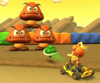 Thumbnail of the Baby Daisy Cup challenge from the 2019 Paris Tour; a Goomba Takedown challenge set on SNES Choco Island 2 (reused as the Yoshi Cup's bonus challenge in the Summer Festival Tour and the Mario Cup's bonus challenge in the Battle Tour)