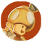 A sticker in Mario Kart World
