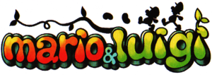 Original English logo for Mario & Luigi: Superstar Saga