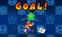 Screenshot of Mario getting a Comet Piece in Paper Mario: Sticker Star