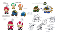 Concept art found in Paper Mario: The Thousand-Year Door (Nintendo Switch)