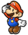 Artwork of Mario from Paper Mario: The Thousand-Year Door.