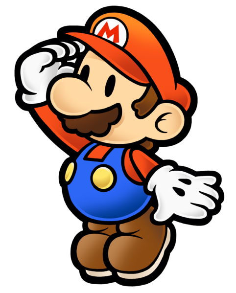File:PMTTYD Curious Mario Artwork.png
