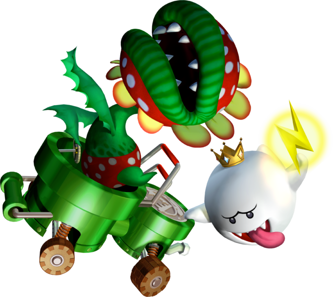 File:Petey Piranha and King Boo - Mario Kart Double Dash.png