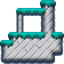 Ground (block) in Super Mario Maker 2 - New Super Mario Bros. U game style, Sky theme.