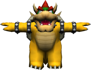 Bowser's Model in Super Mario Maker for Nintendo 3DS