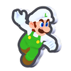 Fire Luigi Standee from Super Mario Bros. Wonder