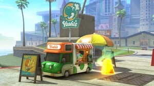 A Yoshi's location in Mario Kart World
