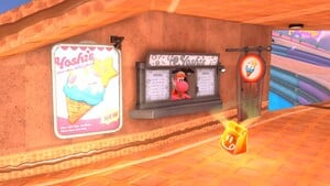 A Yoshi's location in Mario Kart World